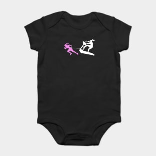 Treadmill Girl Baby Bodysuit